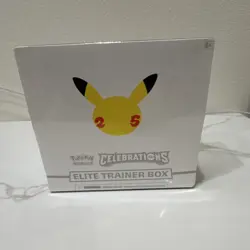 Pokemon TCG Celebrations Elite Trainer Box English Pikachu 2021 Booster Promo - Image 1