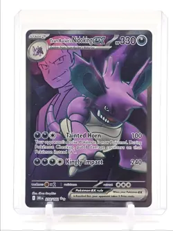 TEAM ROCKET'S NIDOKING EX 2025 POKEMON RIVALS ULTRA RARE A 216/182 Q5550 - Image 1