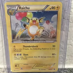 Pokemon Raichu Cosmos Holo 040/099 Blister Exclusives Stage 1 HP 90 Thundershock - Image 1