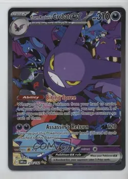 Team Rocket's Crobat ex Special Illustration Rare Pokemon Destined Rivals (DRI) - Image 1