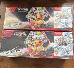 Pokemon Prismatic Evolutions Surprise Box & Booster Bundle Sams Club - LOT OF 2 - Image 1