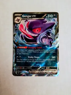Pokemon: Gengar EX - 104/162 - SV05: Temporal Forces🔥Near Mint or better🔥 - Image 1