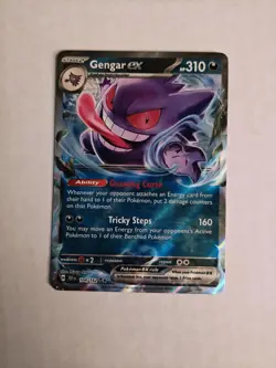 Pokemon: Gengar EX - 104/162 - SV05: Temporal Forces🔥Near Mint or better🔥 - Image 2