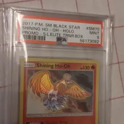 Shining Ho-Oh SM Black Star Promo SM70 Holo PSA 9 Pokemon - Image 4