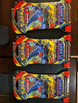 3 Booster Packs Pokemon Mega Evolution Phantasmal Flames Factory Sealed New - Image 1