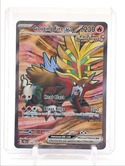 GOUGING FIRE EX 2024 POKEMON TEMPORAL FORCES ULTRA RARE 188/162 Q5550 - Image 1