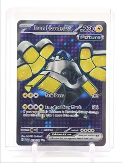 IRON HANDS EX 2023 POKEMON PARADOX RIFT ULTRA RARE 223/182 Q5550 - Image 1