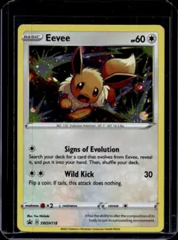 2019-2023 Pokemon SWSH Black Star Promos Eevee #SWSH118 - Image 1