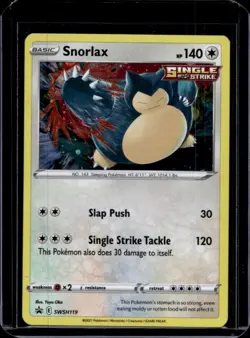 2019-2023 Pokemon SWSH Black Star Promos Snorlax #SWSH119 - Image 1