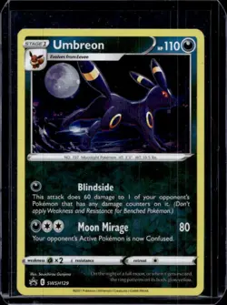 2019-2023 Pokemon SWSH Black Star Promos Umbreon #SWSH129 - Image 1