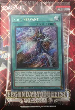 Yu-Gi-Oh! TCG Soul Servant Secret Rare Limited Edition LDS3-EN095 Sealed - Image 1