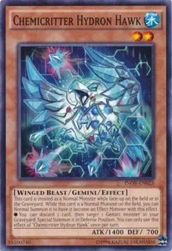 Chemicritter Hydron Hawk - INOV-EN023 - Common - Unlimited Edition - Moderately - Image 1