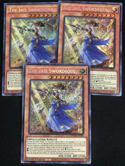 YUGIOH THE IRIS SWORDSOUL DAMA-EN009 1ST SECRET X3 NM - Image 1