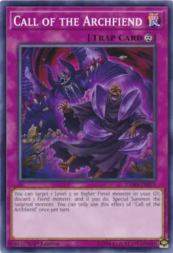 Call of the Archfiend - EXFO-EN075 - Common - 1st Edition - Lightly Played - Image 1