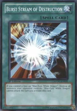 Burst Stream of Destruction - SDDC-EN025 - Common - 1st Edition - Lightly Played - Image 1