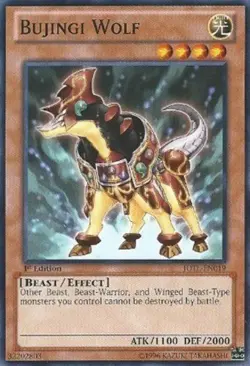 Bujingi Wolf - JOTL-EN019 - Common - 1st Edition - Lightly Played - Image 1