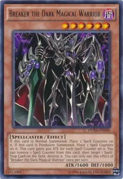 Breaker the Dark Magical Warrior - DUEA-EN040 - Rare - Unlimited Edition - Light - Image 1