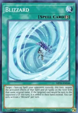 Blizzard - MP21-EN144 - Common - 1st Edition - Lightly Played - Image 1