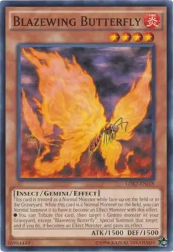 Blazewing Butterfly - LDK2-ENJ18 - Common - Unlimited Edition - Lightly Played - Image 1
