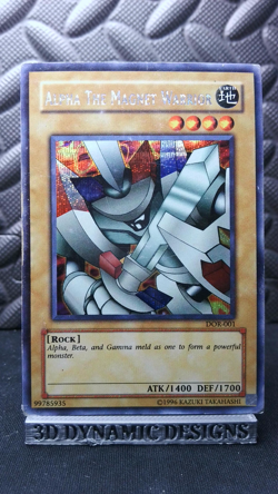 | Yugioh Alpha the Magnet Warrior DOR-001 Secret Duelist Of The Roses DMG 🔥 | - Image 1