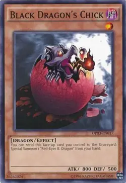 Black Dragon's Chick - OP03-EN017 - Common - Unlimited Edition - Moderately Play - Image 1