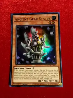 Yu-Gi-Oh! - Ancient Gear Statue - MZTM-EN045 - Ultra Rare - 1st Edition Unplayed - Image 1