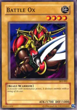 Battle Ox - SKE-002 - Common - Unlimited Edition - Heavily Played - Image 1