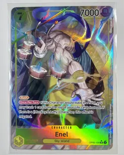 Enel SR Alternate Art OP05-100 One Piece Awakening of the New Era - Image 1