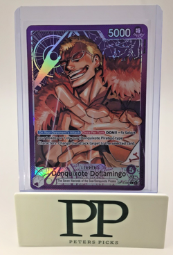 Donquixote Doflamingo Alternate Art OP14-060 The Azure Sea's Seven One Piece - Image 1
