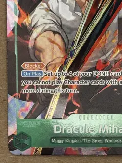 One Piece Dracule Mihawk OP12-030 SR Alt Art (Legacy of the Master) English - Image 4