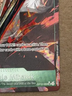 One Piece Dracule Mihawk OP12-030 SR Alt Art (Legacy of the Master) English - Image 5