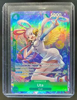 2025 One Piece Carrying on His Will Uta Super Rare Alternate Art #OP13-023 - Image 1