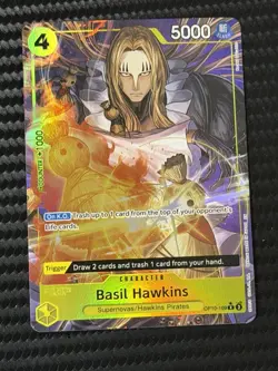 One Piece TCG PRB-02 The Best Vol. 2 Basil Hawkins Alternate Art OP10-109 - Image 1