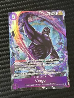 One Piece: Vergo (Alternate Art) Rare OP14-061 The Azure Sea's Seven English NM - Image 1