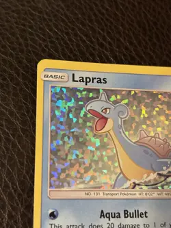 McDonald's Lapras Pokemon Promo Card 5/12 Holo 2019 - Image 2