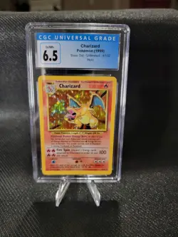 CGC 6.5 Charizard 1999 Base Set 4/102 Holo Pokemon Card - Image 2