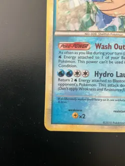 Pokemon Blastoise Pre-release Heart Gold Soul Silver Card #13/95 2010 - Image 5