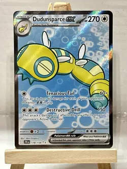 Pokemon TCG Dudunsparce EX 178/159 Journey Together JTG Ultra Rare Card - Image 1