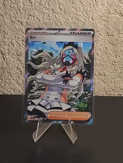 Pokemon Eri 199/162 SV05: Temporal Forces Ultra Rare Full Art Holo Trainer Card - Image 1