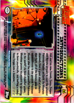 INTRODUCTIONS #21 Topps Pokemon Card Mewtwo Strikes Back Near Mint - Image 2