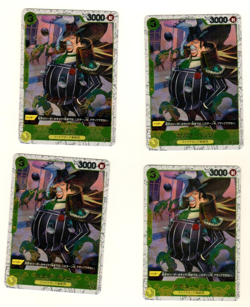 Set Of 4 Capone "Gang" Bege Jolly Rogers Premium Booster Foil Japanese Card - Image 3