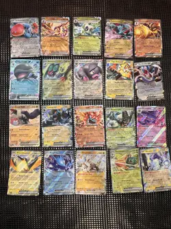 Pokemon Lot 20 Ex Cards Scarlet And Violet Era Mini Binder Included. - Image 2