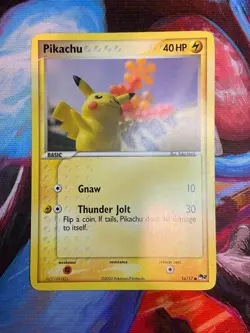 Pokemon TCG Pikachu Pop Series 2 Card 16/17 2005 LP - Image 1