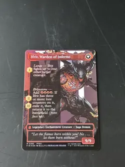 Clive, Ifrit's Dominant (0385) [Borderless Foil] (NM) - MTG - Final Fantasy - Image 2