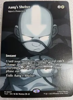 Aang's Shelter - (Teferi's Protection) Borderless (MTG: Near Mint Non-foil) - Image 1