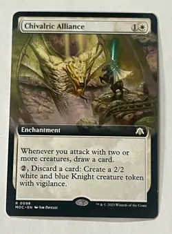 1x Chivalric Alliance Extended Art - Commander: March of the Machine - NM - MTG - Image 1