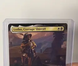 Magic the Gathering Lotho Corrupt Shirriff #370 Extended Art Rare Halfling Rogue - Image 4