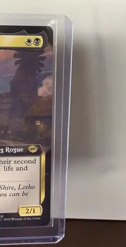 Magic the Gathering Lotho Corrupt Shirriff #370 Extended Art Rare Halfling Rogue - Image 5