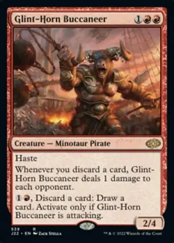 MTG Glint-Horn Buccaneer, NM-Mint, English Jumpstart 2022 - Image 1