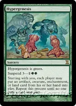 HYPERGENESIS Time Spiral MTG Green Sorcery RARE - Image 1